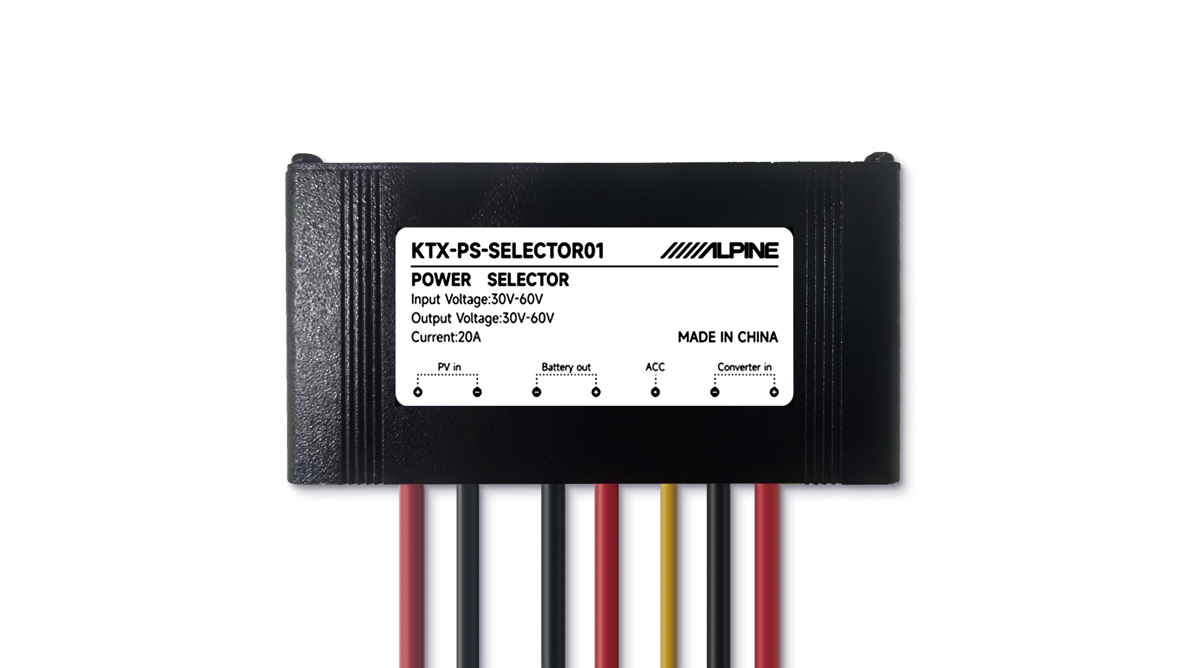 車載専用 DCクーラーECOシステム用 充電セレクター KTX-PS-SELECTOR01