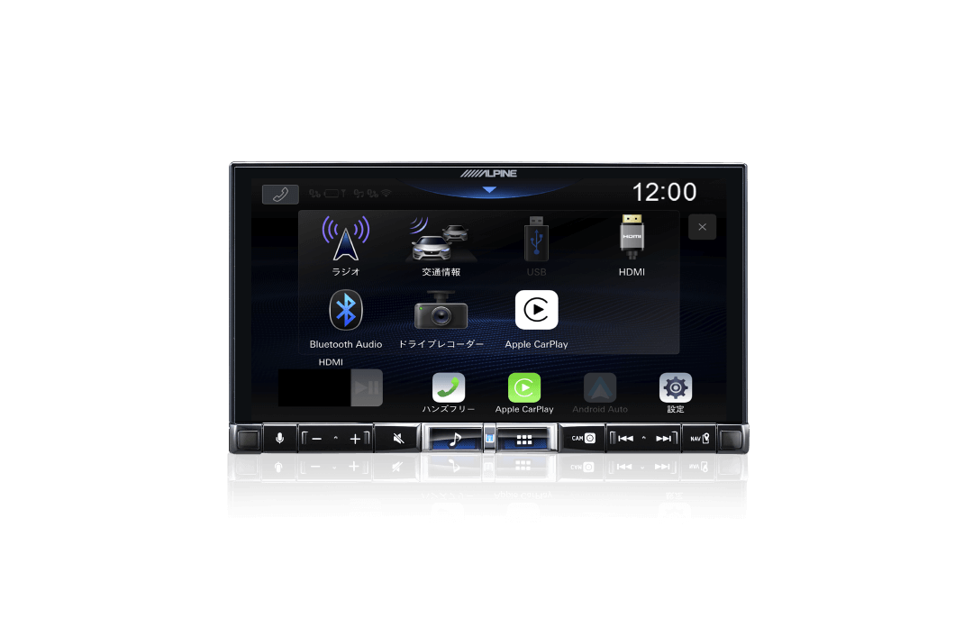 付属品欠品なしALPINE　アルパイン　7型ワイドXGA　ディスプレイオーディオ　DA7Z