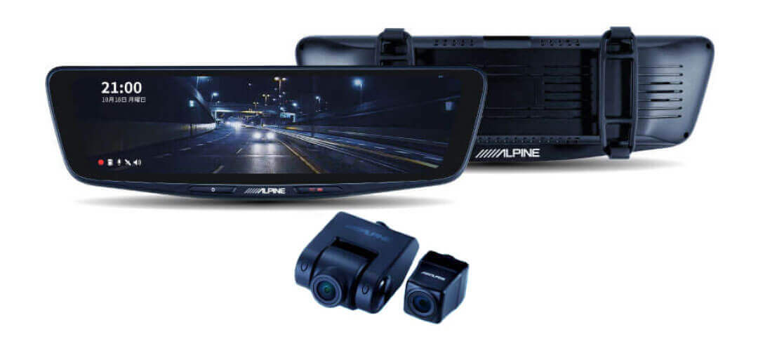 ドライブレコーダー搭載 10型デジタルミラー DVR-DM1000B-IC