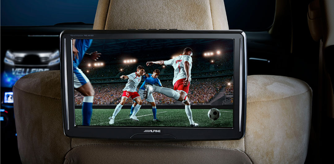 ヘッドレスト取付け型リアビジョン | アルパイン ALPINE Japan ヘッドレスト取付け型リアビジョン | アルパイン ALPINE Japan