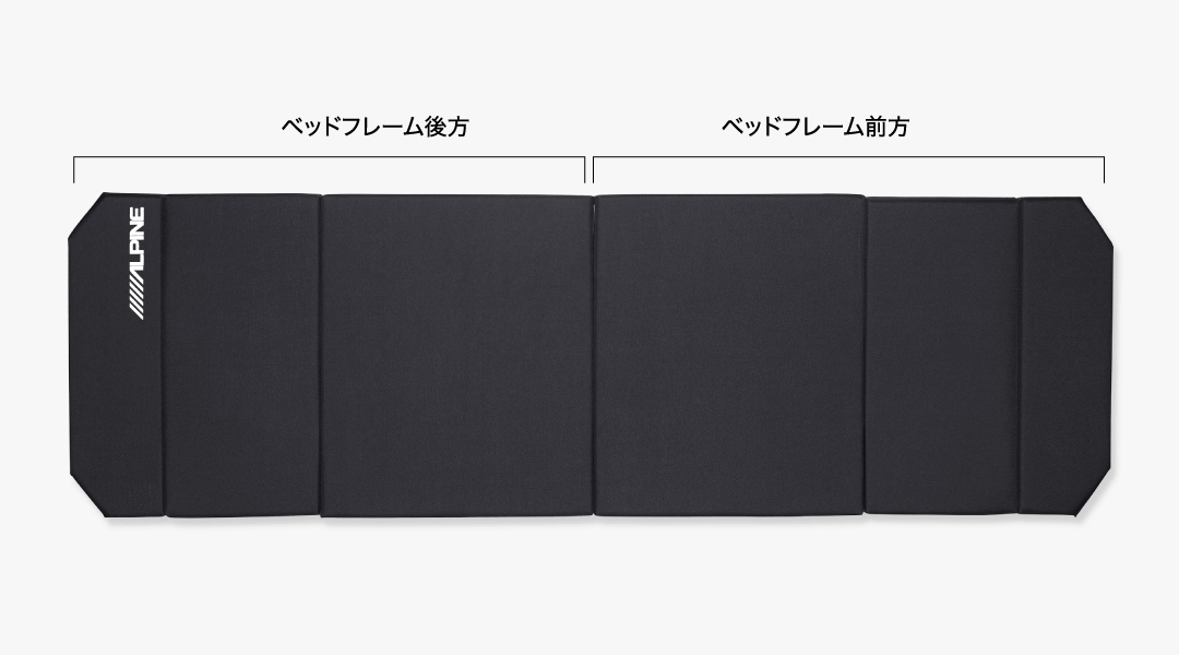 頑丈フレームとマットで耐荷重200kgを実現！