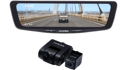 前後録画ドライブレコーダー搭載 10型デジタルミラー［車外用リアカメラモデル］ DVR-DM1000A2-OC