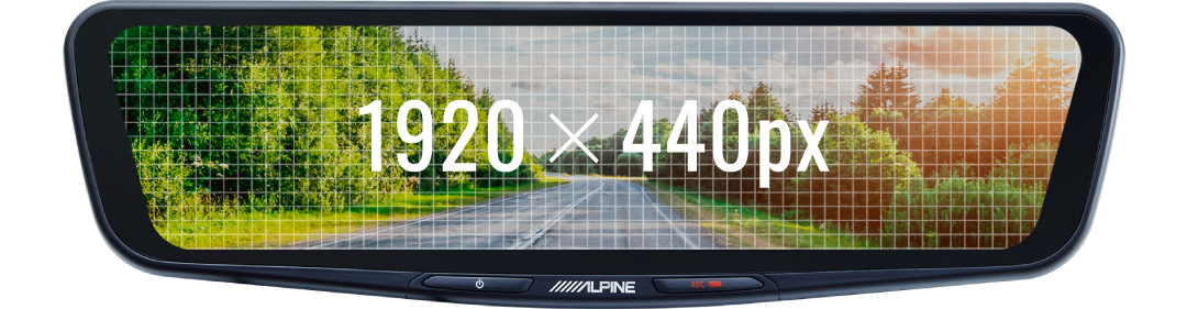 ドライブレコーダー搭載 11 1型デジタルミラー Dme M01 アルパイン Alpine Japan