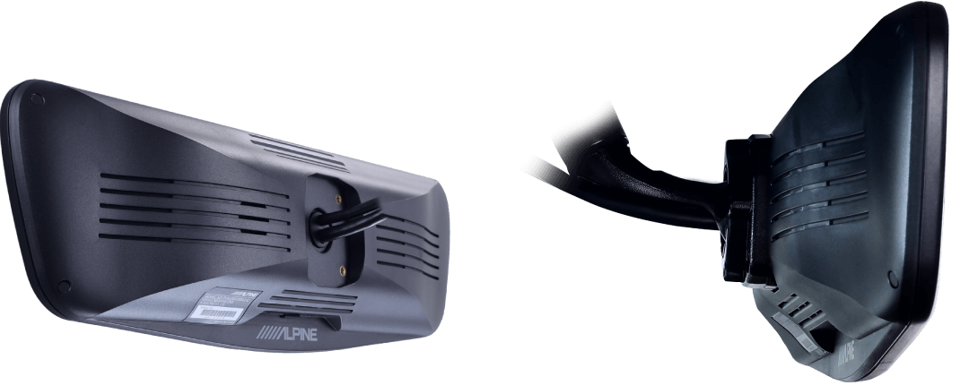 スマートな装着を可能とする曲線美をもったスリム筐体