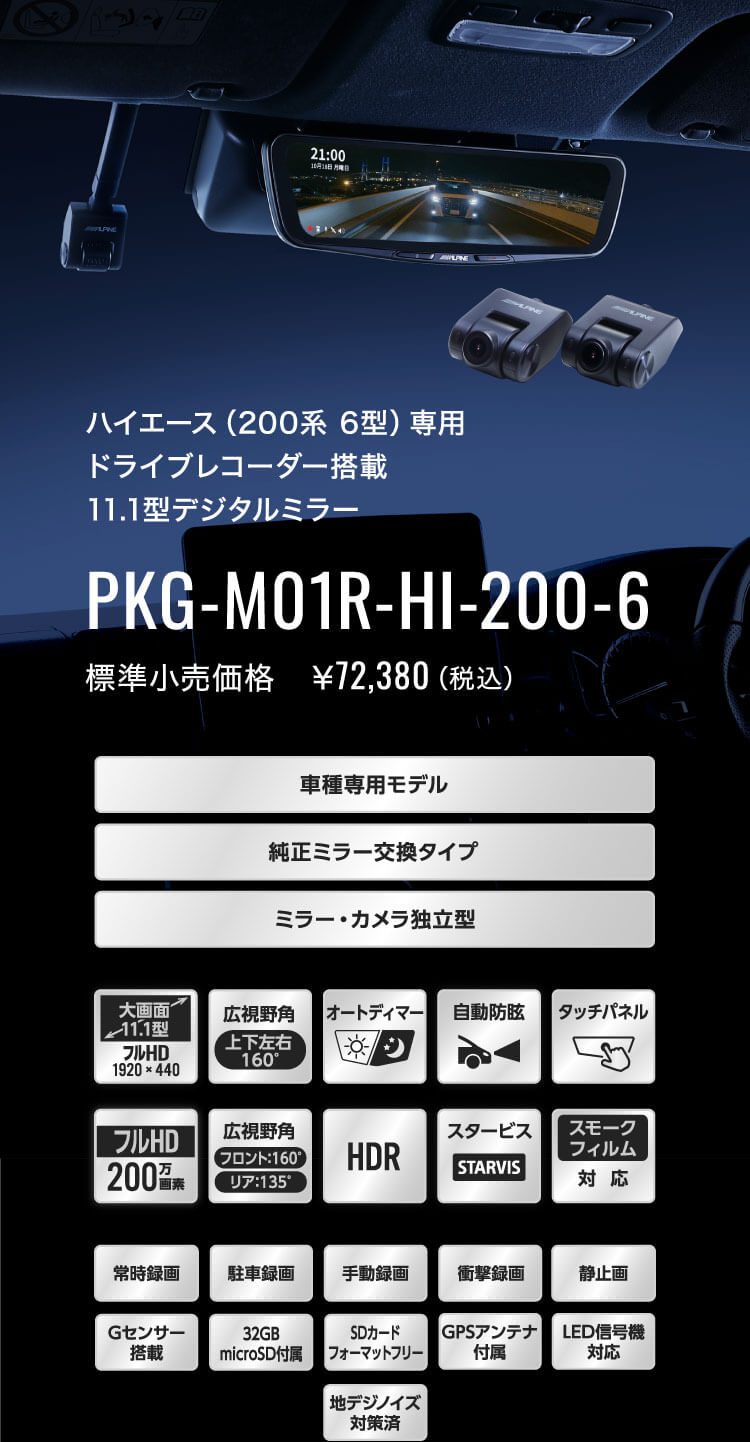 市場 ALPINE KWX-Y400HI-NR アルパイン バックモニター内蔵自動防眩インナーミラー用映像取り出しケーブル