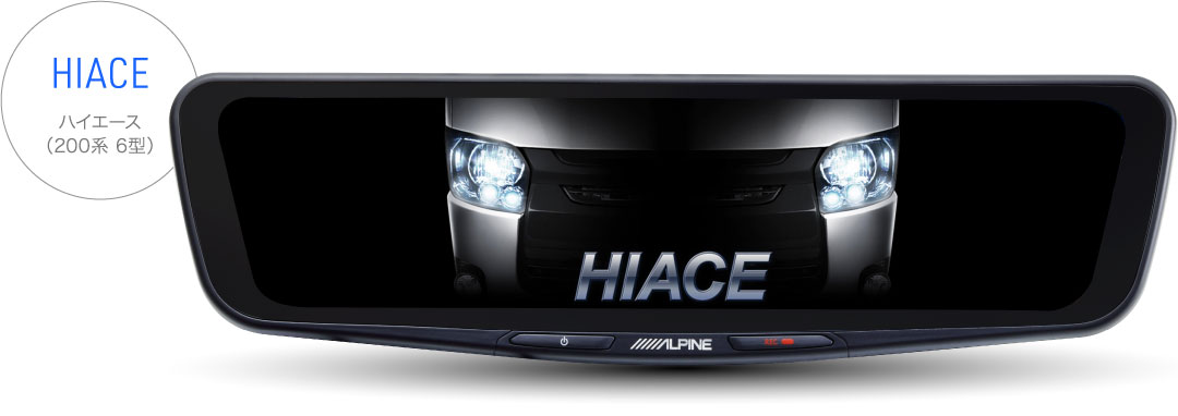 車種専用オープニング画面：HIACE ハイエース（200系 6型）