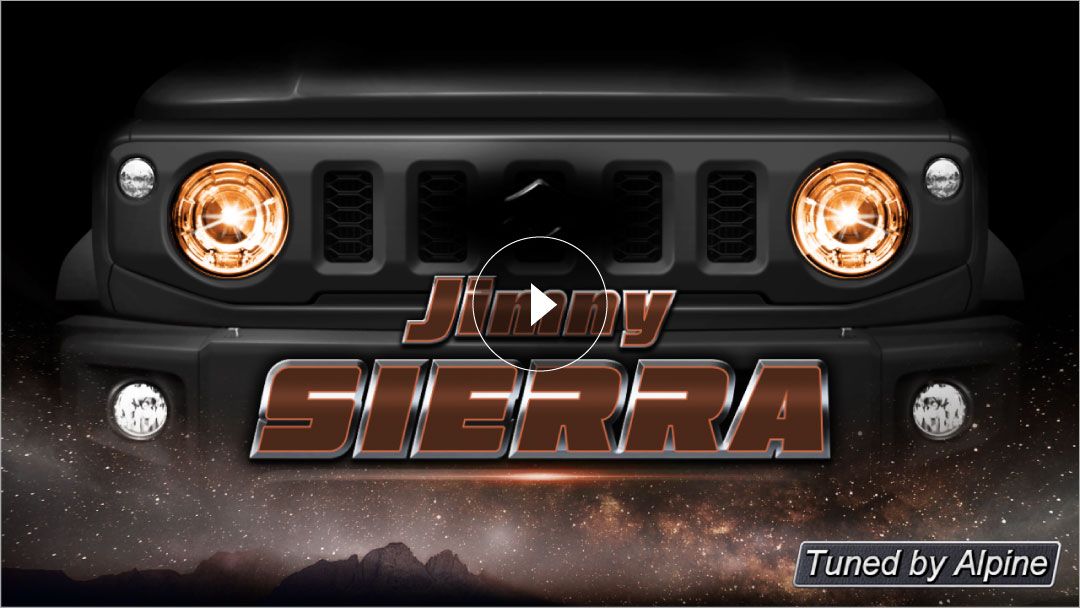 車種専用オープニング画面 Jimny SIERRA