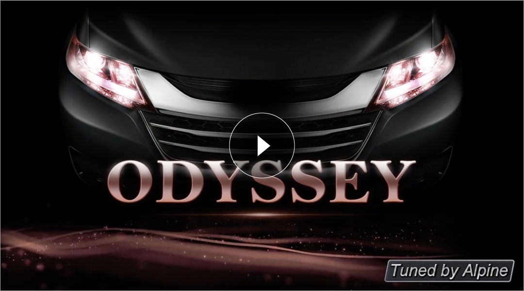 車種専用オープニング画面 ODYSSEY