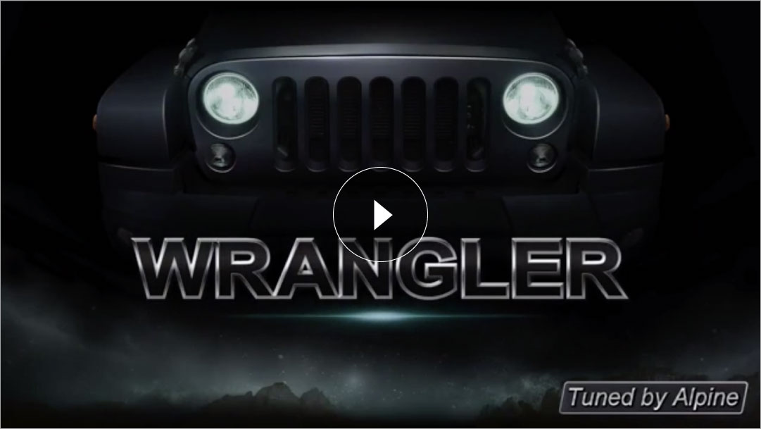 車種専用オープニング画面 WRANGLER SAHARA