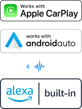 Apple Carplay / android auto / VOICE TOUCH / alexa built-in