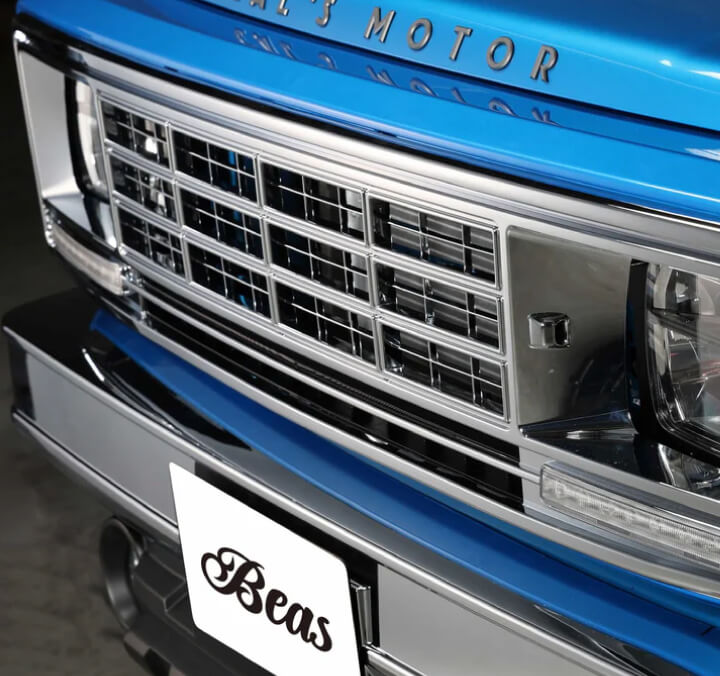 スクエアクロームメッキグリル