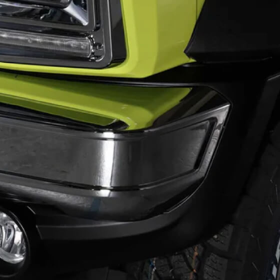 クロームメッキフロントバンパー