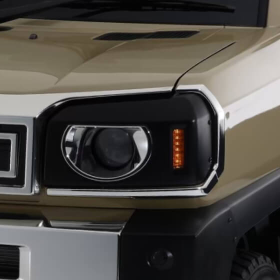 丸目2灯LEDヘッドライト/LEDターンランプ