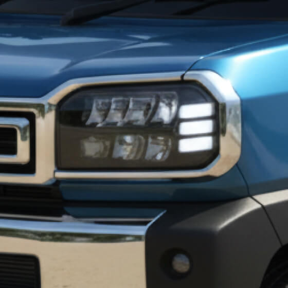 角目2灯LEDヘッドライト（純正）