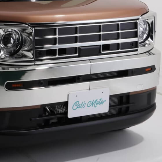 クロームメッキフロントバンパー/LEDターンランプ