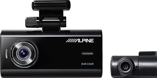 ドライブレコーダー(フロントカメラ+バックカメラタイプ)DVR-C02R 
