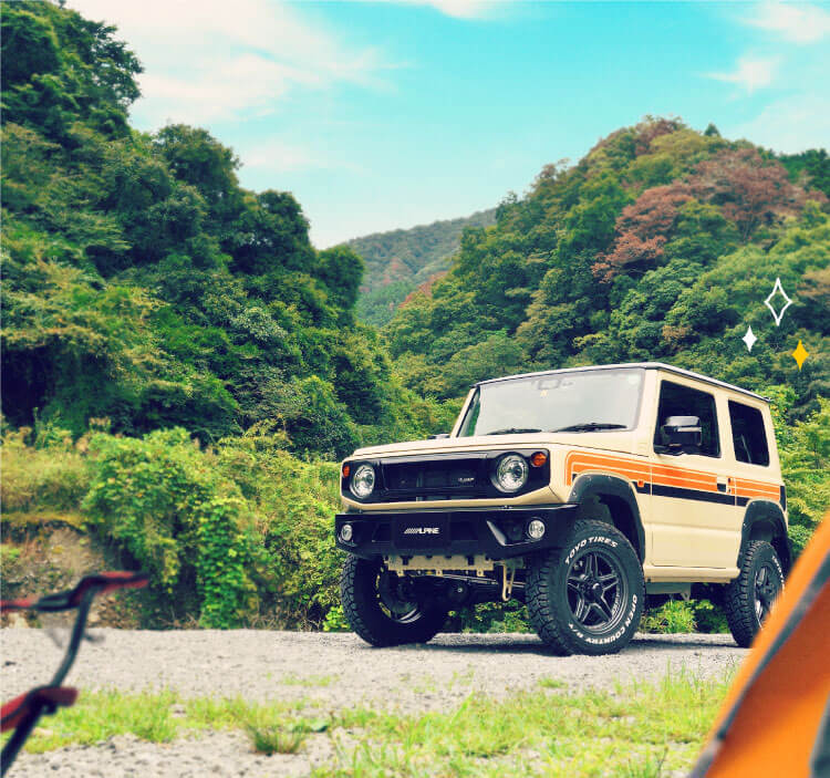 BIG X for Jimny × Camping