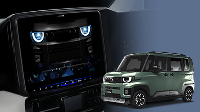 デリカミニ（BA系）専用 11型カーナビ パーフェクトフィット ビッグX 11 PF11NX2S-DM-BA-AM